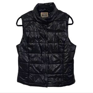 Converse Black Puffer Vest Size S/M